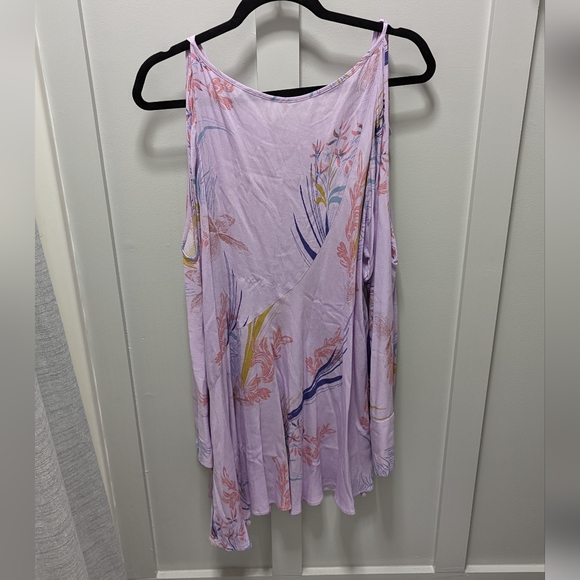 Free People Lilac Floral Dress Size Medium - Picture 3 of 6